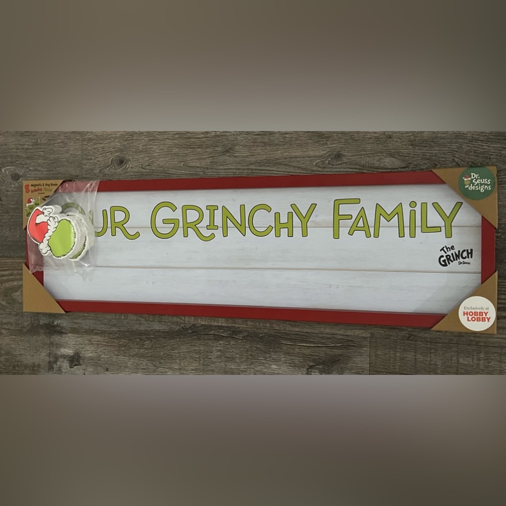 Our Grinchy Family Frame